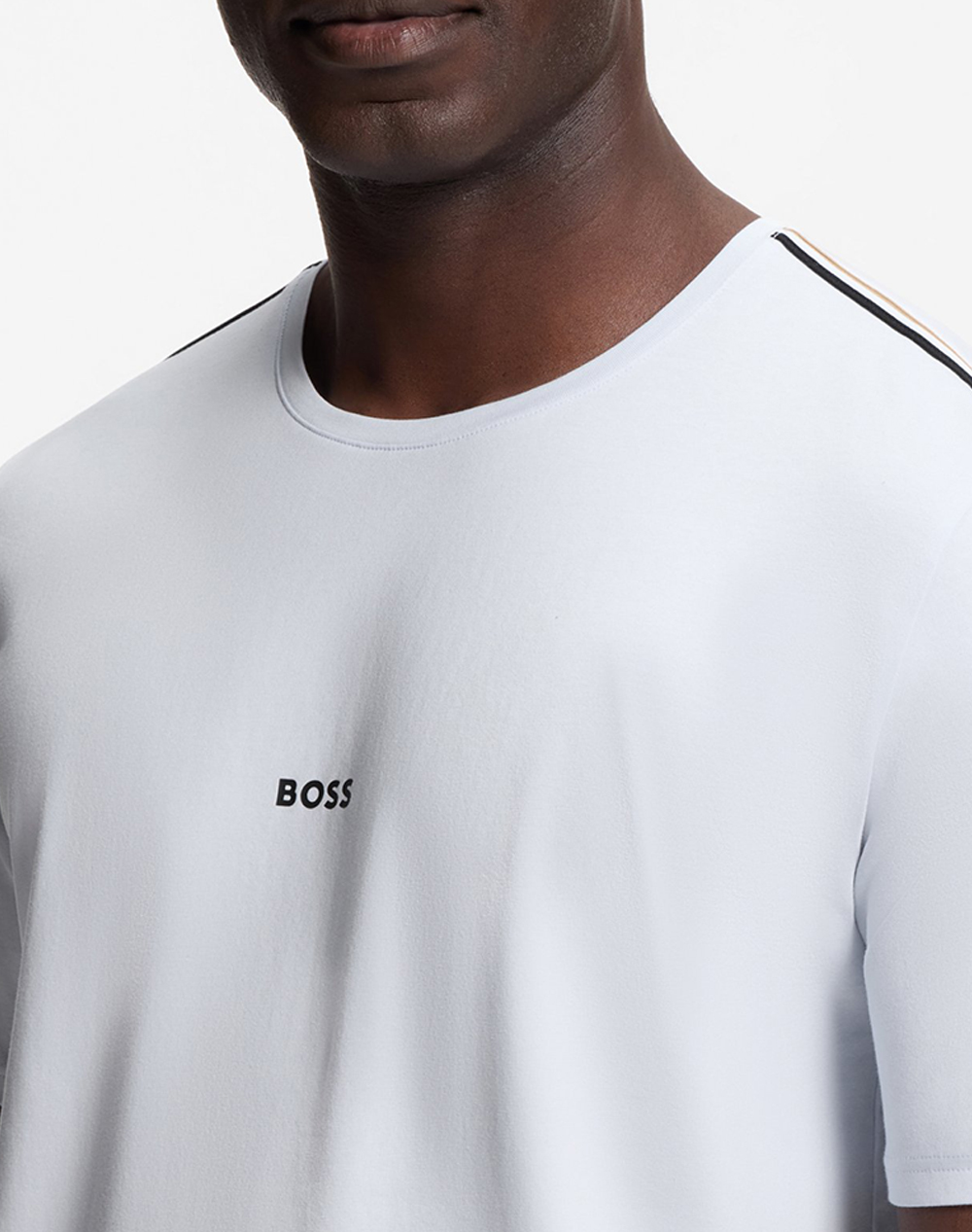 Boss Unique T-Shirt 10259900 02 50545930-530 Lightpurple ανδρικά ρούχα μπλούζες Politikos Shop Πολιτικός