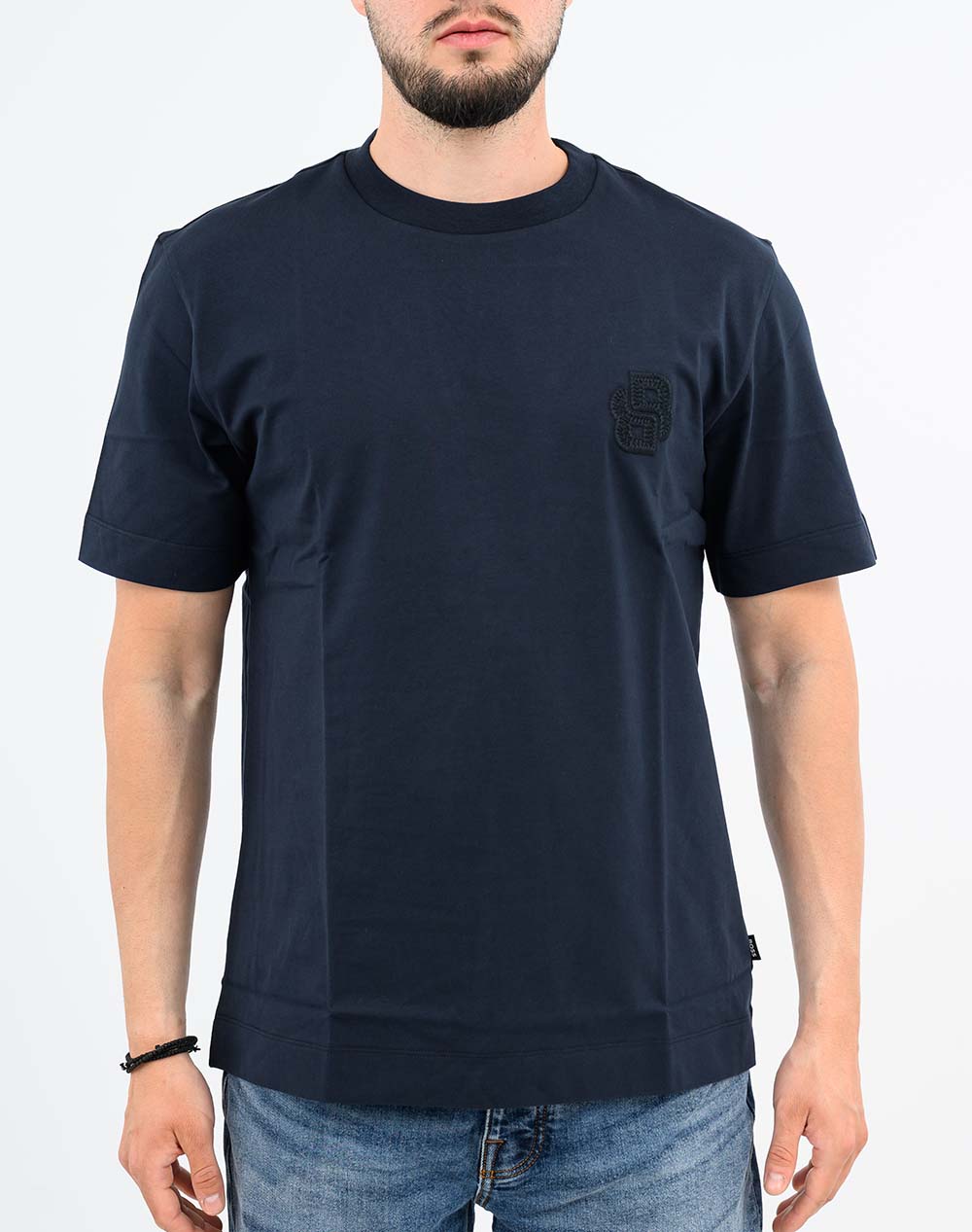 Boss C-Tames 52 10279656 01 50560328-404 Darkblue ανδρικά ρούχα μπλούζες T-Shirt Politikos Shop Πολιτικός