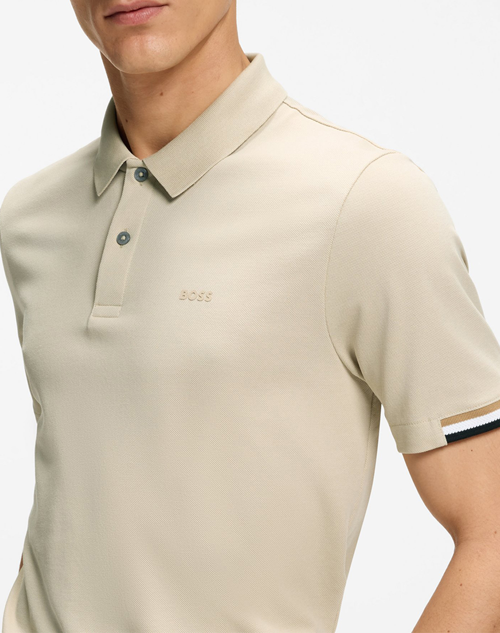 Boss Parlay 147 10228870 01 50467113-286-286 Biege ανδρικά ρούχα μπλούζες Polo Politikos Shop Πολιτικός