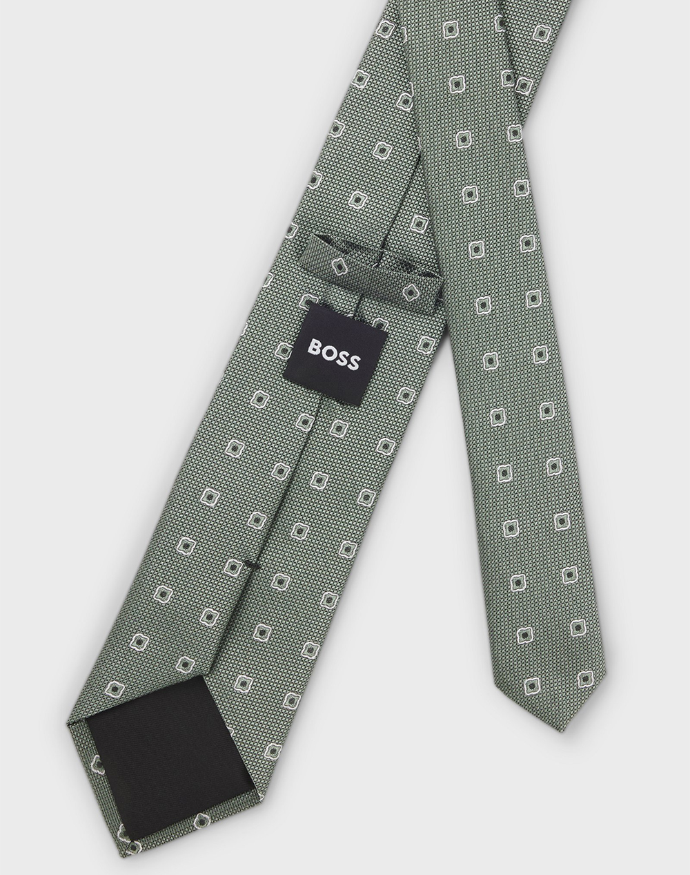BOSS H-TIE CM 7.5 253 10277209 01 50556087-373 LightGreen φωτογραφία