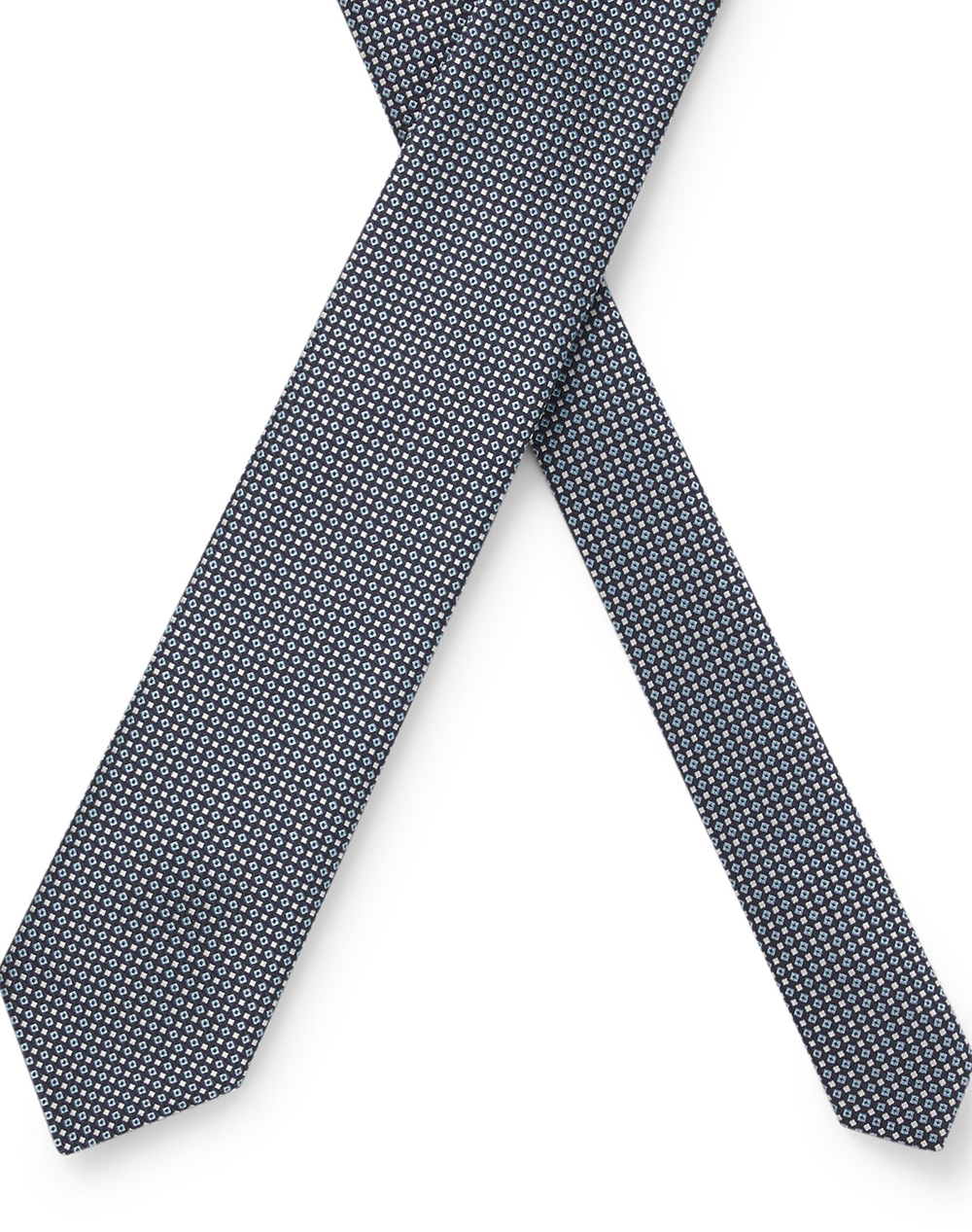 BOSS H-TIE CM 7.5 253 10276746 01 50555953-404 DarkBlue φωτογραφία