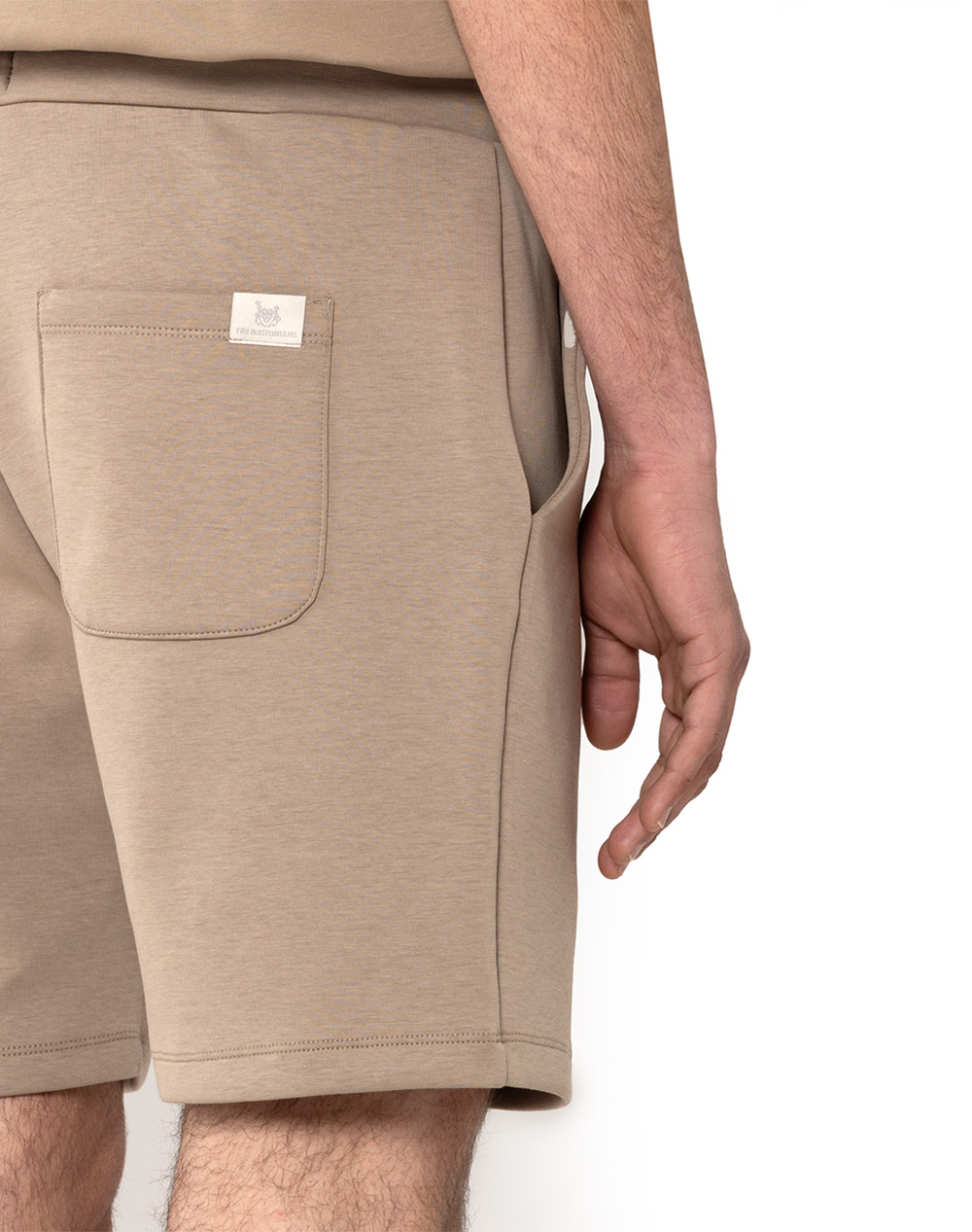 The Bostonians Βερμουδα Sweat Regular Fit 3Erp0101-Dark Biege ανδρικά αθλητικά ρούχα Σορτς Politikos Shop Πολιτικός