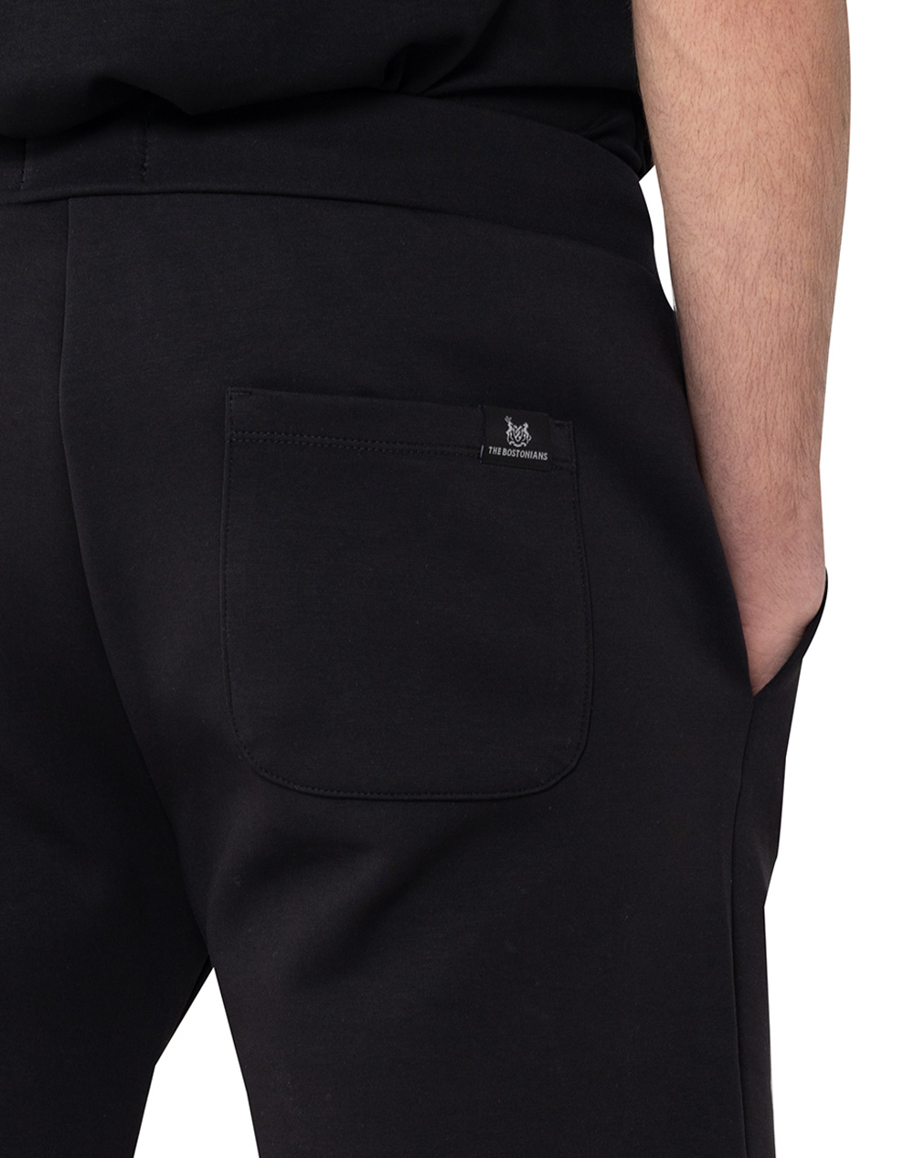 The Bostonians Βερμουδα Sweat Regular Fit 3Erp0101-Black Black ανδρικά αθλητικά ρούχα Σορτς Politikos Shop Πολιτικός