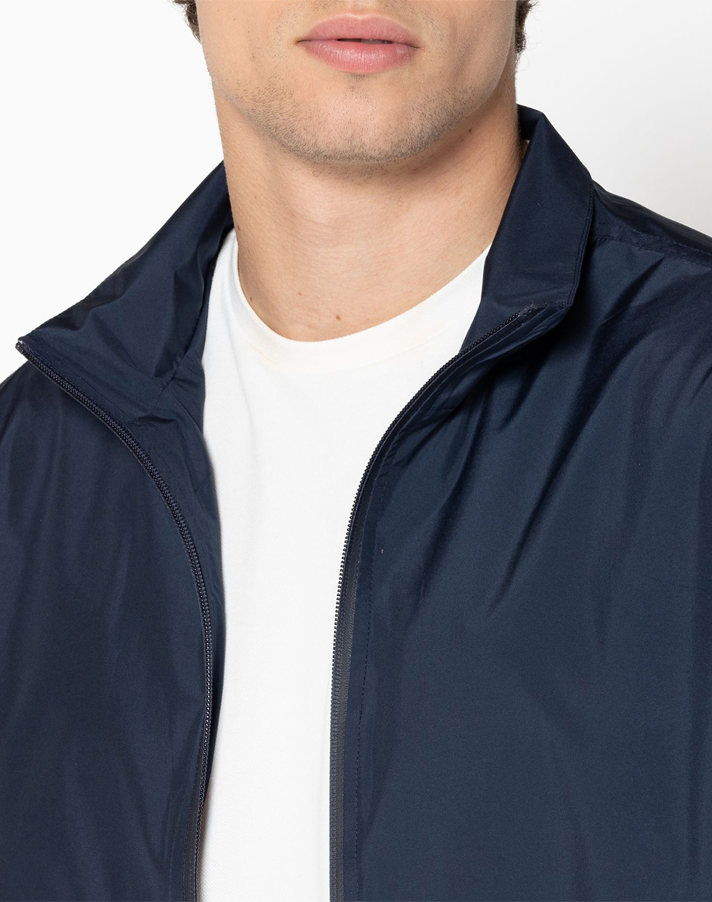 The Bostonians Μπουφάν Bomber Regular Fit 3W20262-Blue Darkblue ανδρικά ρούχα Πανωφορια μπουφάν Politikos Shop Πολιτικός
