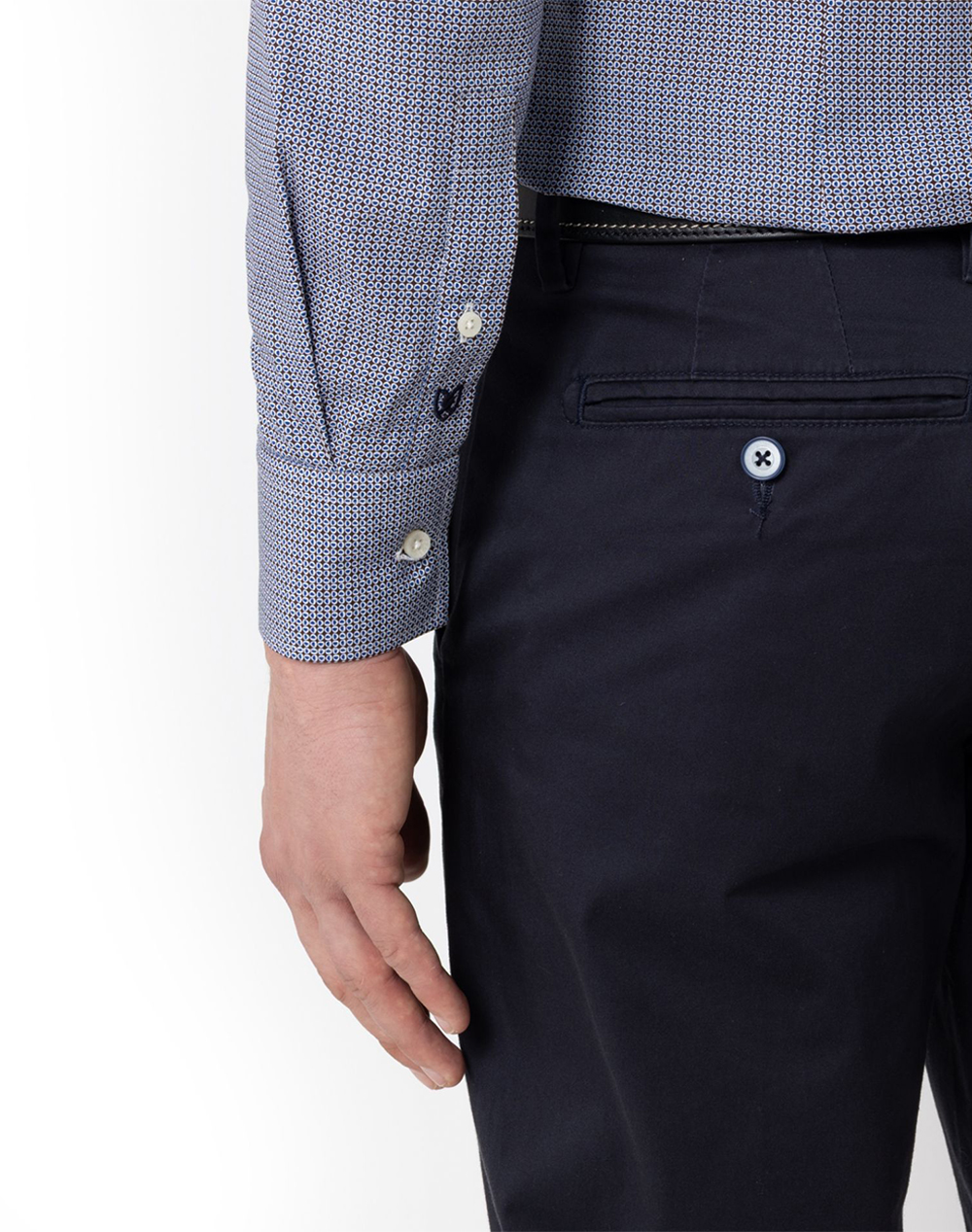 The Bostonians Πουκαμισο Charles Ποπλινα Slim Fit Classic 3Acp2493-Cigar Mixed ανδρικά ρούχα πουκάμισα Politikos Shop Πολιτικός
