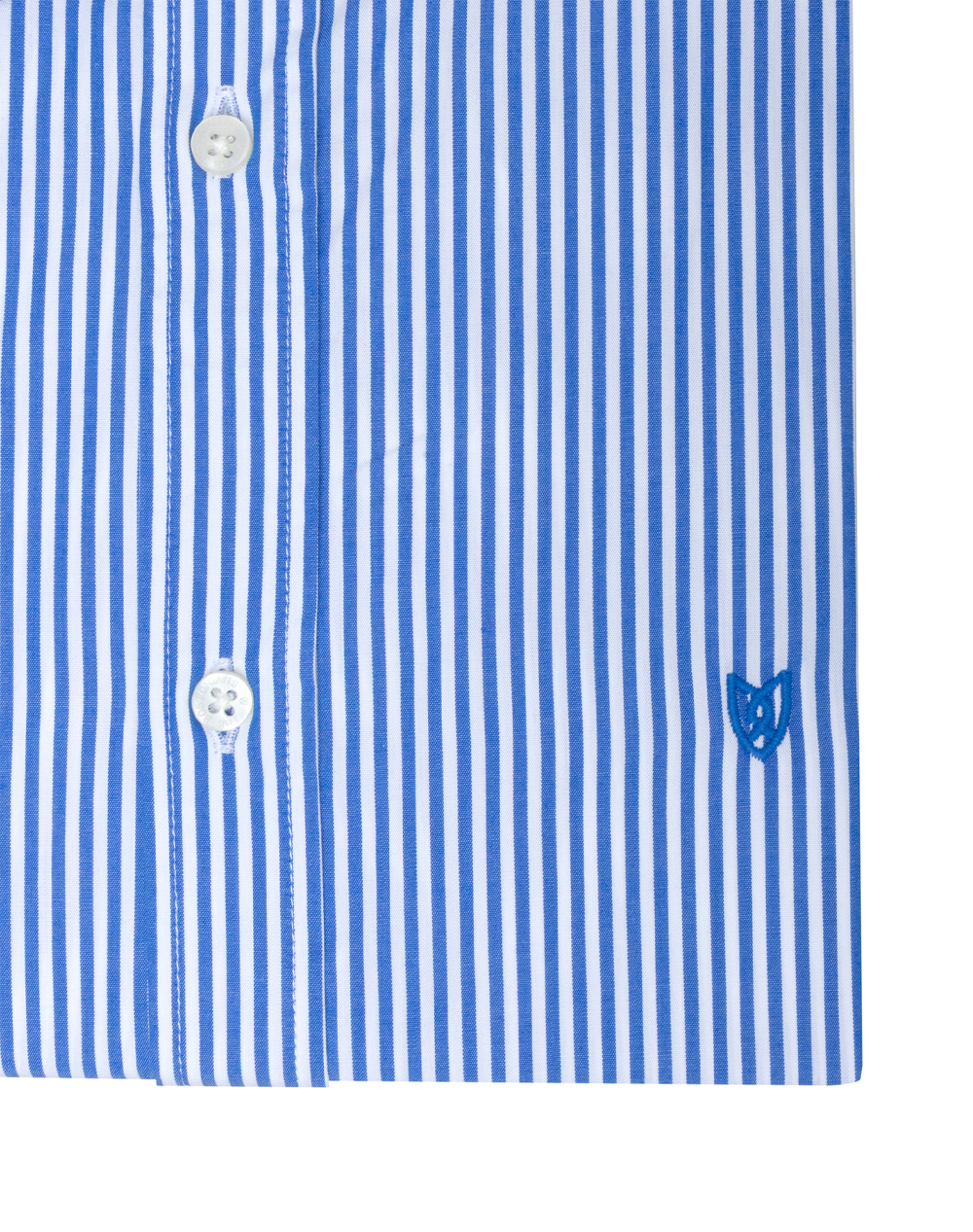 The Bostonians Πουκαμισο Acorn Ποπλινα Regular Fit Stripe Poplin Button-Down 3Aas4879-Light Lightblue ανδρικά ρούχα πουκάμισα Politikos Shop Πολιτικός