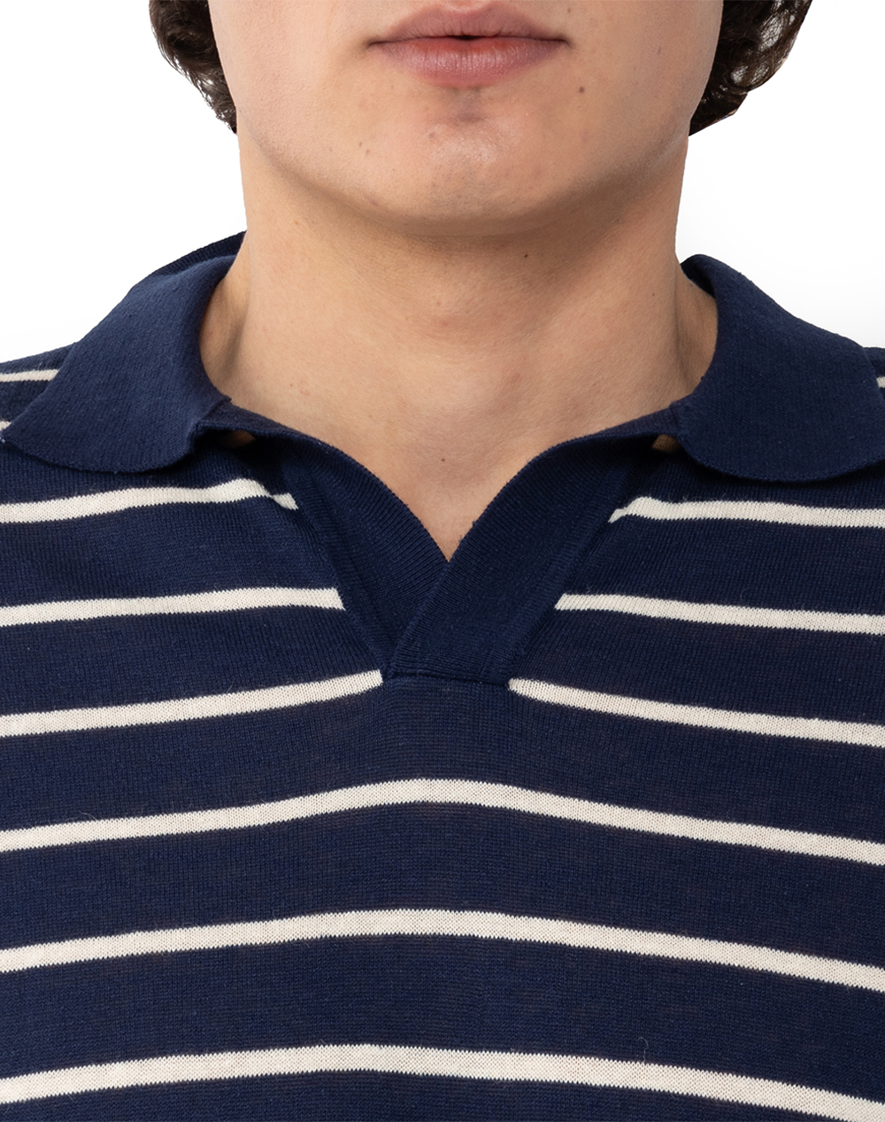 The Bostonians Μπλούζα Acorn Polo Πλεκτο Regular Fit 3Mps4004-Blue Navyblue ανδρικά ρούχα μπλούζες Politikos Shop Πολιτικός