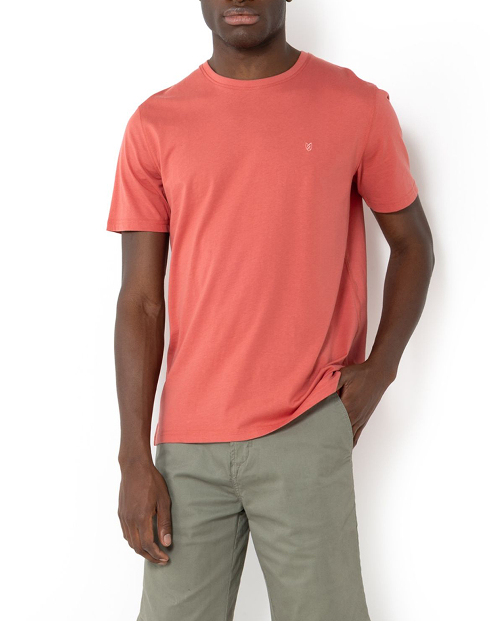 THE BOSTONIANS ΜΠΛΟΥΖΑ ESSENTIAL T-SHIRT REGULAR FIT 3TS1241N-SIERRA Coral