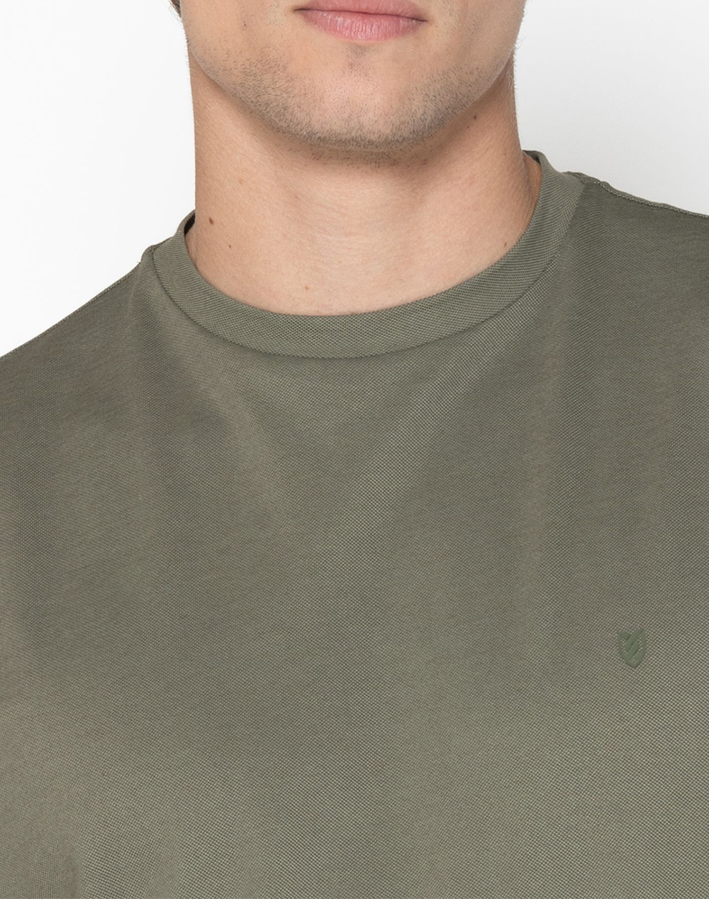The Bostonians Μπλούζα T-Shirt Pique Tech Regular Fit 3Ts1308-Olive Olive ανδρικά ρούχα μπλούζες Politikos Shop Πολιτικός