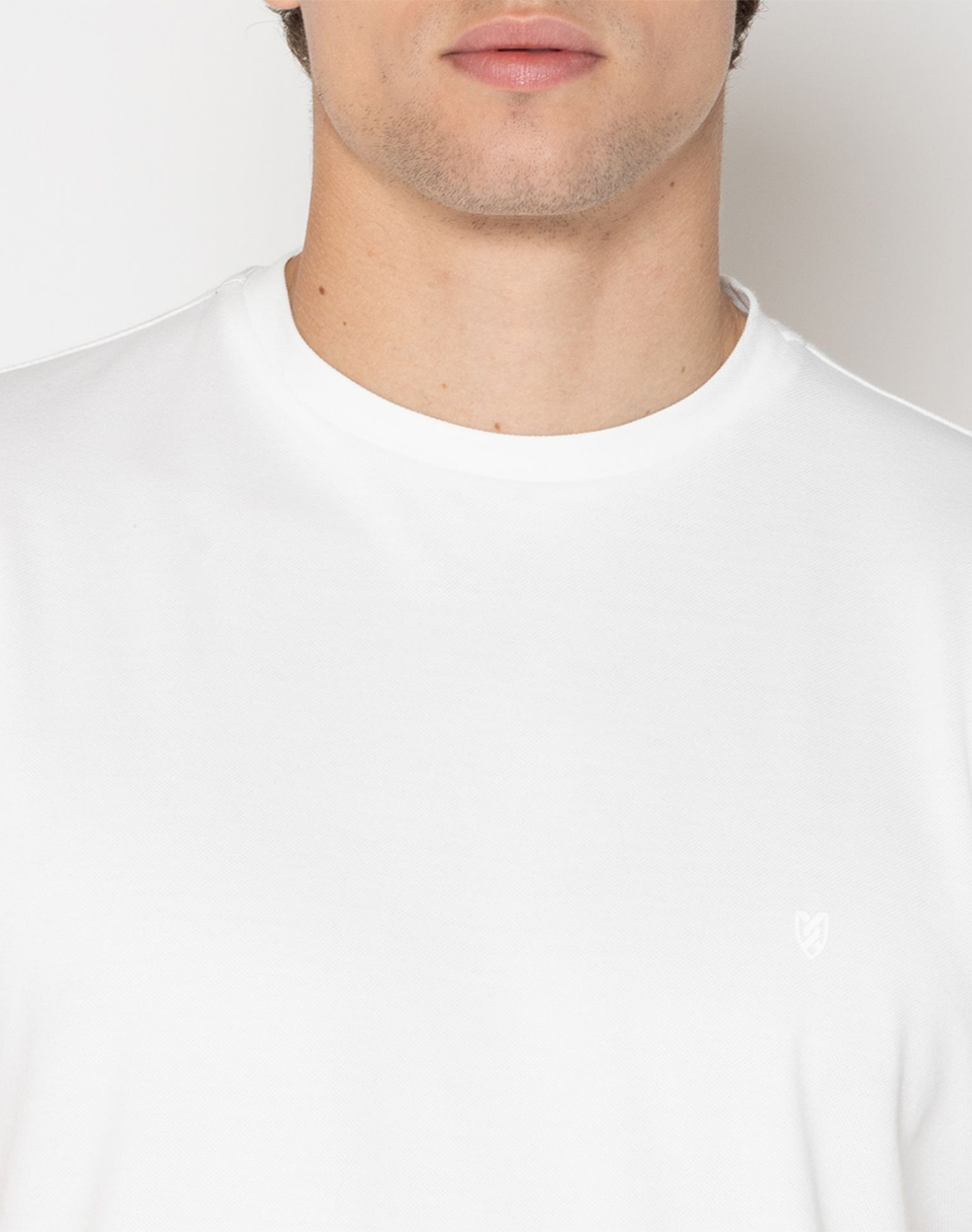 The Bostonians Μπλούζα T-Shirt Pique Tech Regular Fit 3Ts1308-White White ανδρικά ρούχα μπλούζες Politikos Shop Πολιτικός