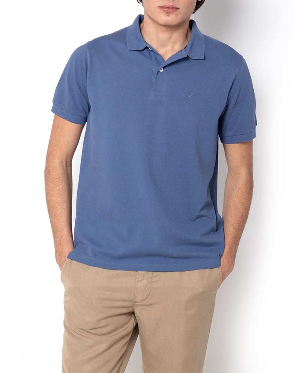 THE BOSTONIANS ΜΠΛΟΥΖΑ POLO PIQUE REGULAR FIT 3PS0001-DARK Blue