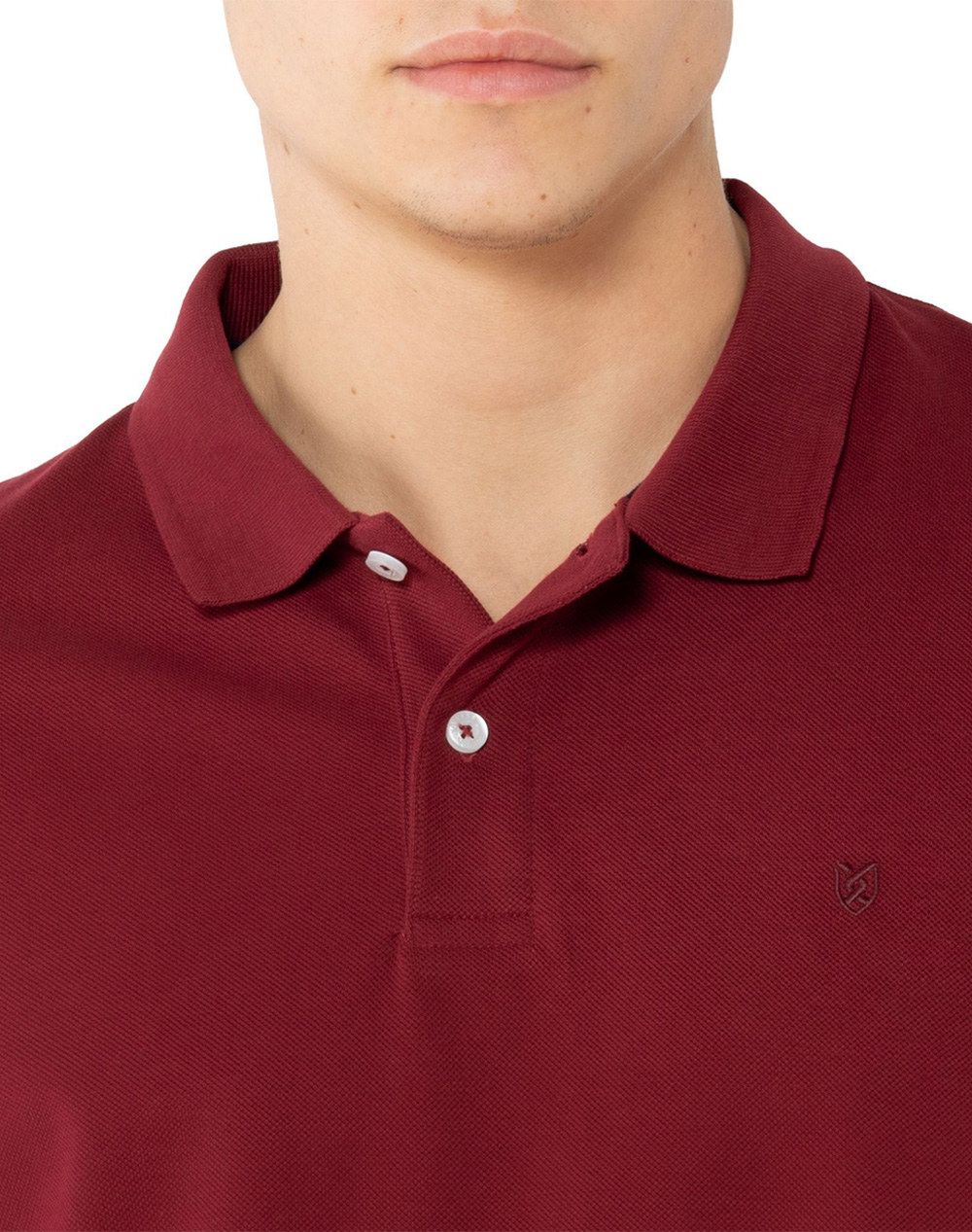 The Bostonians Μπλούζα Polo Pique Regular Fit 3Ps0001-Burgundy Bordeux ανδρικά ρούχα μπλούζες Politikos Shop Πολιτικός
