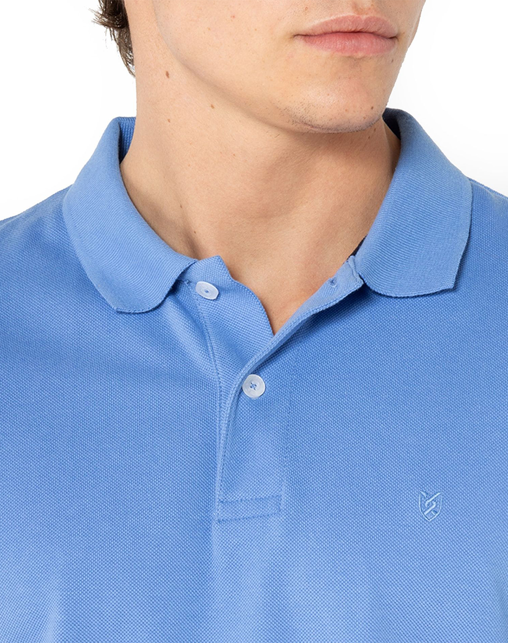 The Bostonians Μπλούζα Polo Pique Regular Fit 3Ps0001-Light Lightblue ανδρικά ρούχα μπλούζες Politikos Shop Πολιτικός