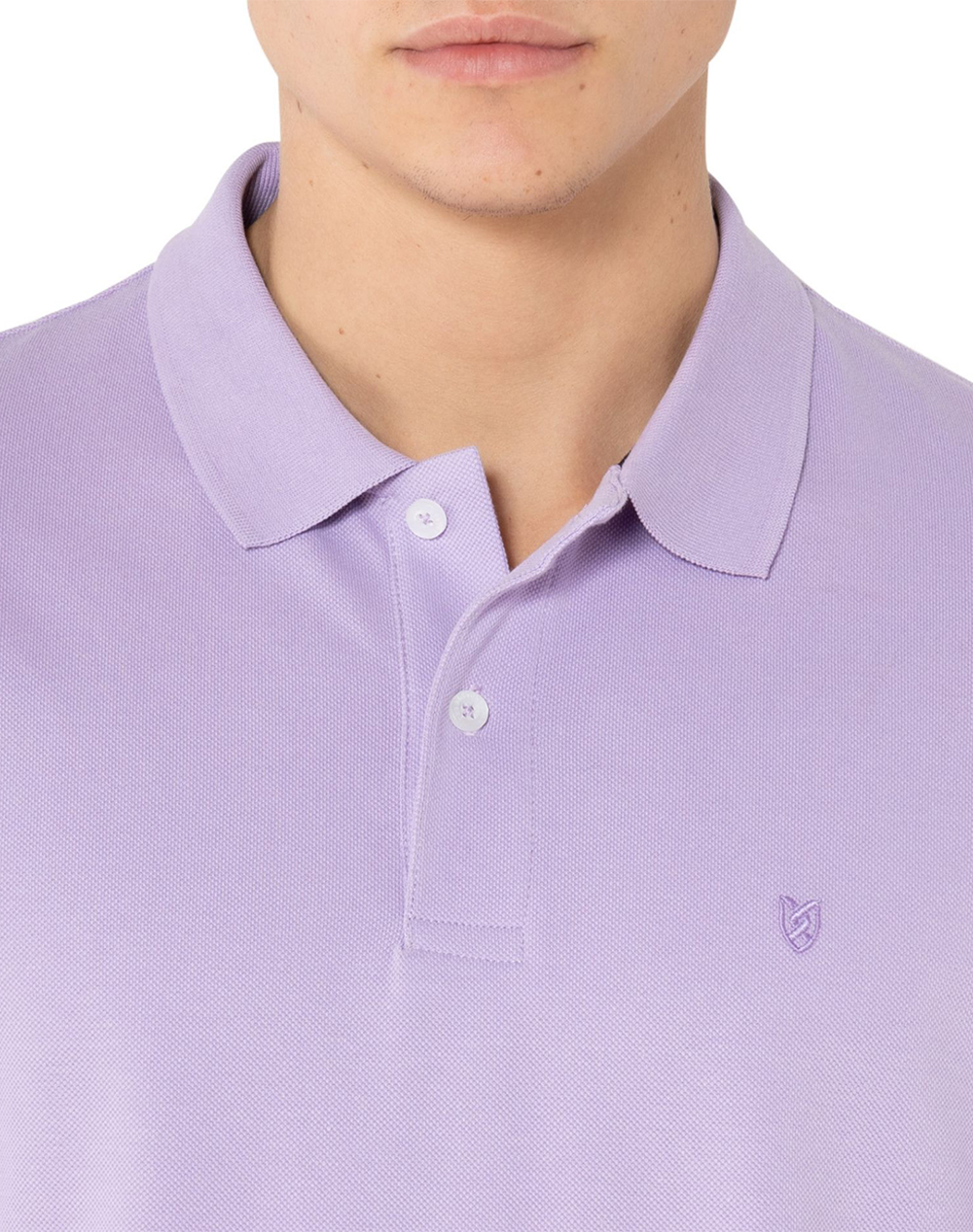 The Bostonians Μπλούζα Polo Pique Regular Fit 3Ps0001-Lilac Lilac ανδρικά ρούχα μπλούζες Politikos Shop Πολιτικός
