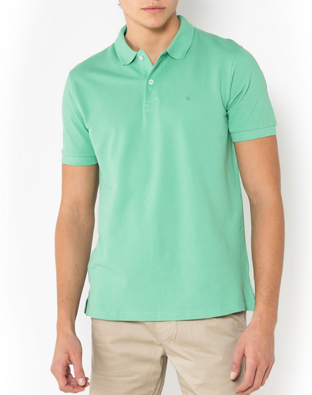 THE BOSTONIANS ΜΠΛΟΥΖΑ POLO PIQUE REGULAR FIT 3PS0001-MINT MintGreen