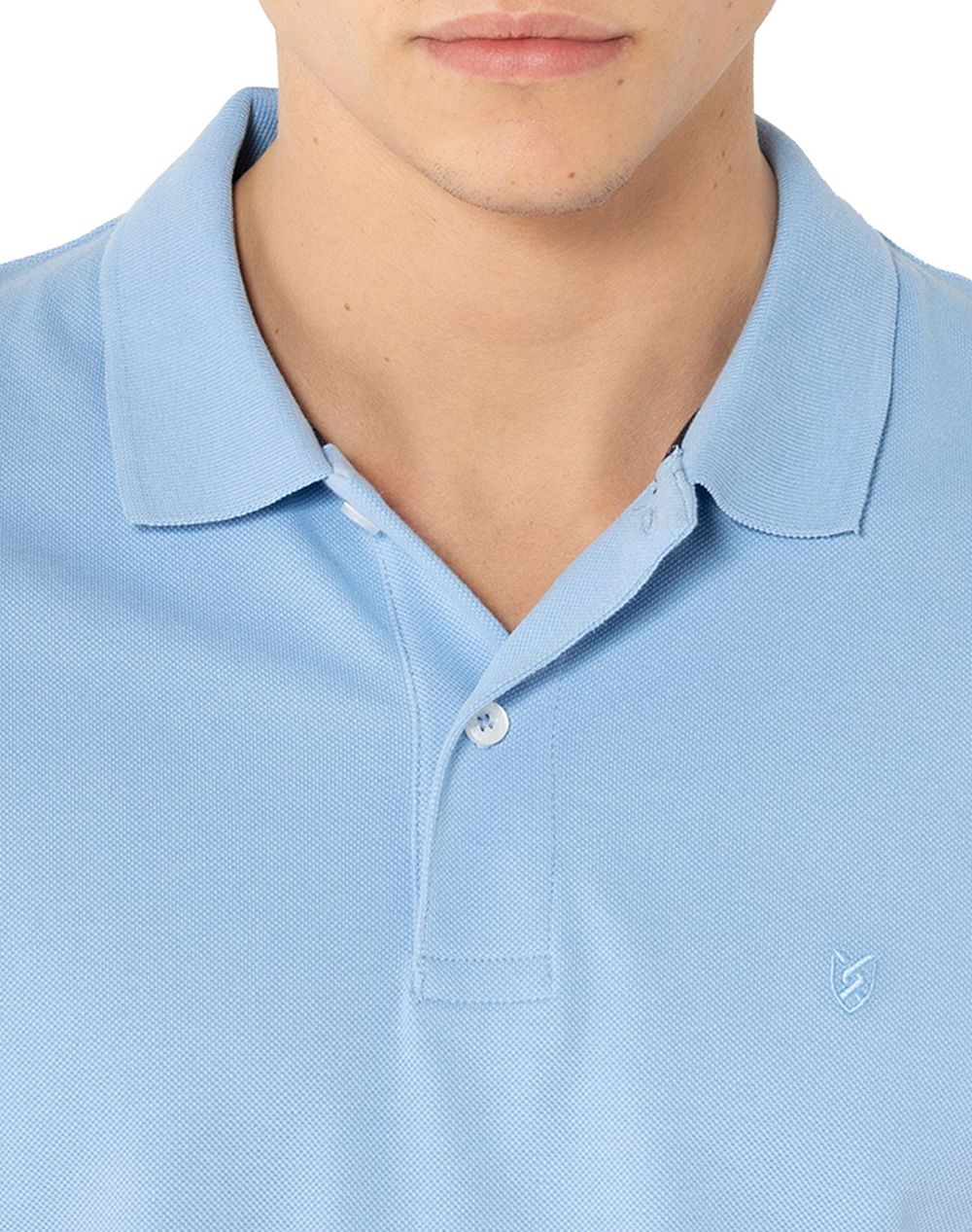 The Bostonians Μπλούζα Polo Pique Regular Fit 3Ps0001-Sky Skyblue ανδρικά ρούχα μπλούζες Politikos Shop Πολιτικός