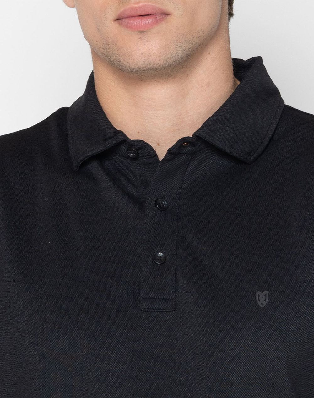 The Bostonians Μπλούζα Polo Pique Tech Regular Fit 3Ps1295-Black Black ανδρικά ρούχα μπλούζες Politikos Shop Πολιτικός