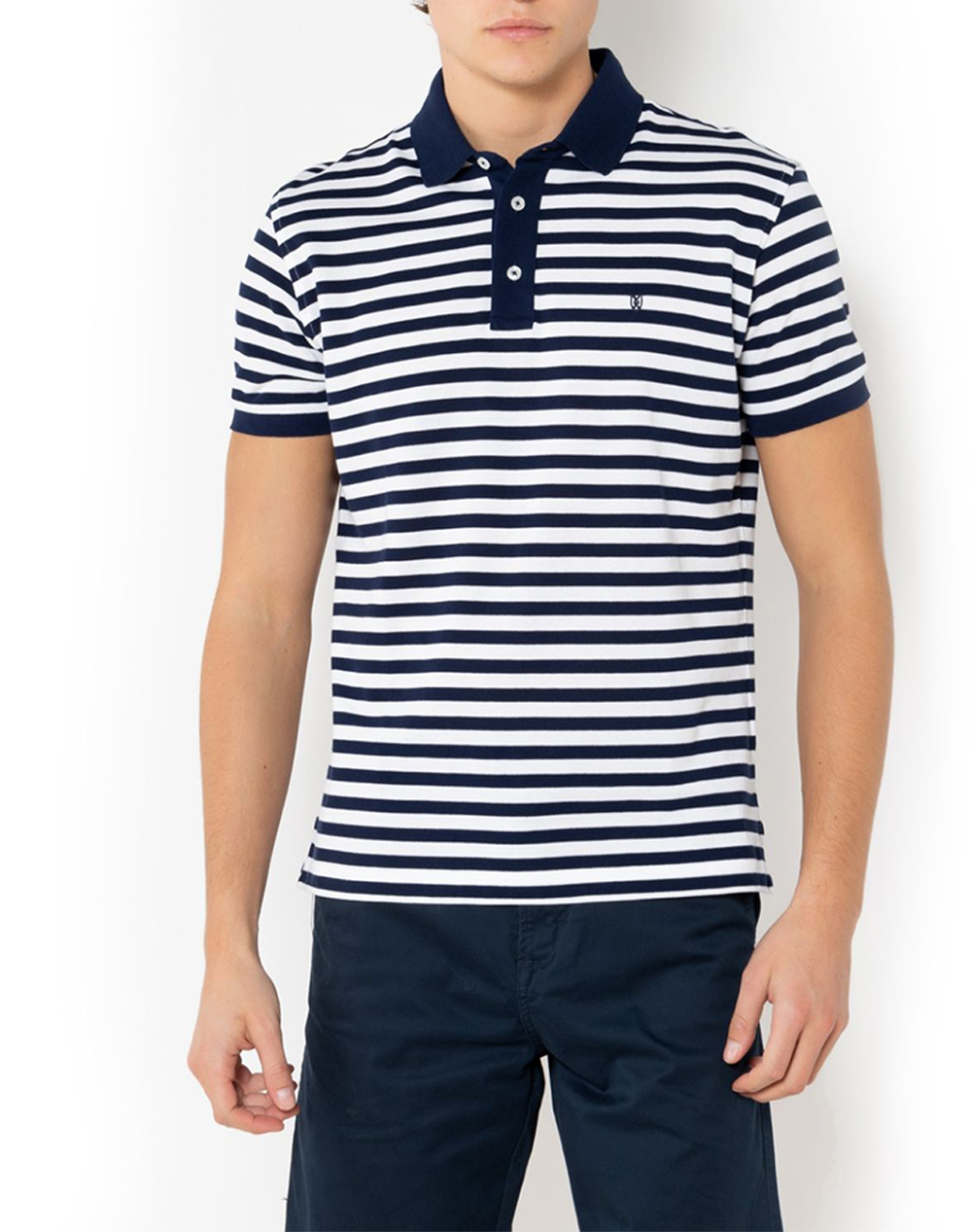 THE BOSTONIANS ΜΠΛΟΥΖΑ ACORN POLO PIQUE REGULAR FIT 3PS4462-NAVY NavyBlue