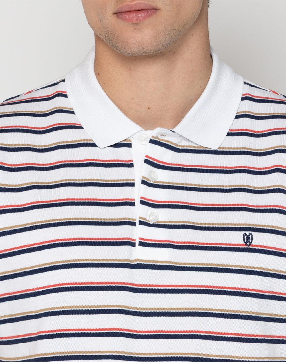 The Bostonians Μπλούζα Acorn Polo Pique Regular Fit 3Ps4465-White Offwhite ανδρικά ρούχα μπλούζες Politikos Shop Πολιτικός