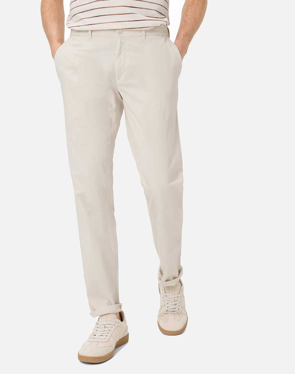 BRAX Flat-front/chinos, stretch cotton 07-1642-59 Cream