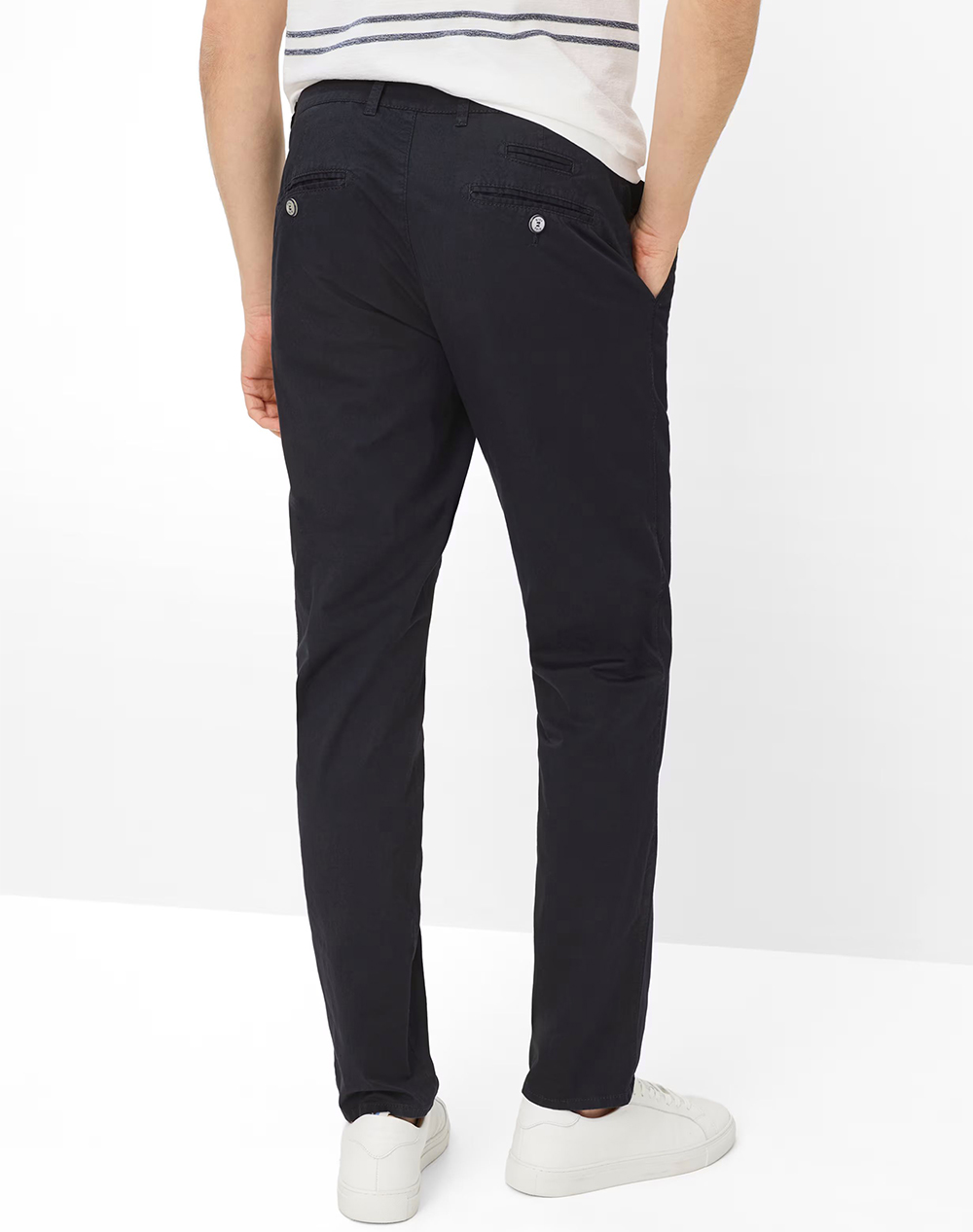 BRAX Flat-front/chinos, stretch cotton 07-1642-23 DarkBlue φωτογραφία