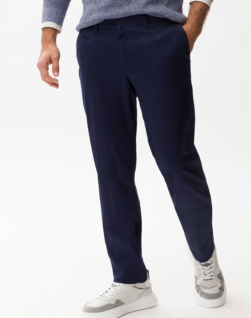BRAX Flat-front/chinos, stretch cotton 80-1750-22 DarkBlue
