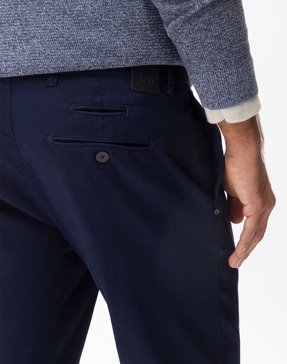 BRAX Flat-front/chinos, stretch cotton 80-1750-22 DarkBlue φωτογραφία