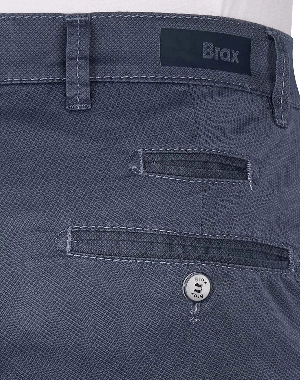 BRAX Flat-front/chinos, stretch cotton 07-3842-23 SteelBlue φωτογραφία