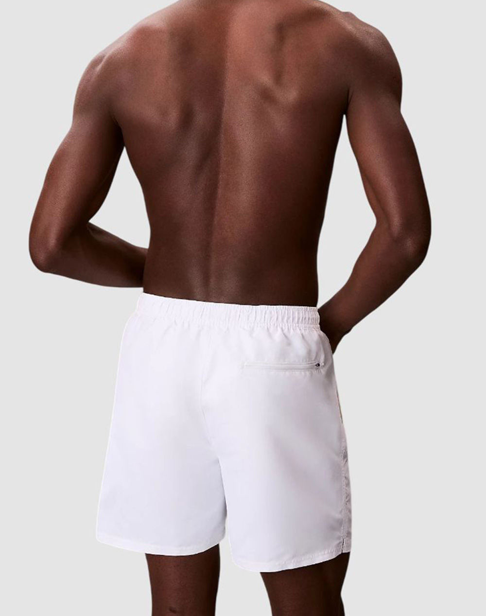 CALVIN KLEIN JEANS MEDIUM DRAWSTRING LV00N61047-100 White φωτογραφία