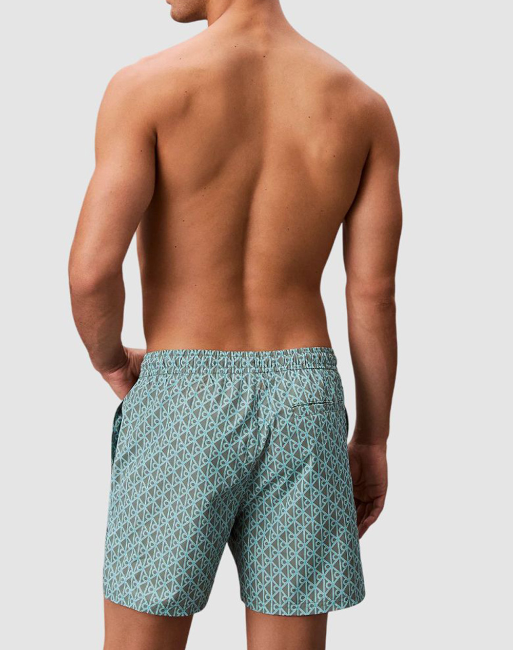 CALVIN KLEIN JEANS MEDIUM DRAWSTRING COVERED WAISTB LV00N61027-3AE Aqua φωτογραφία