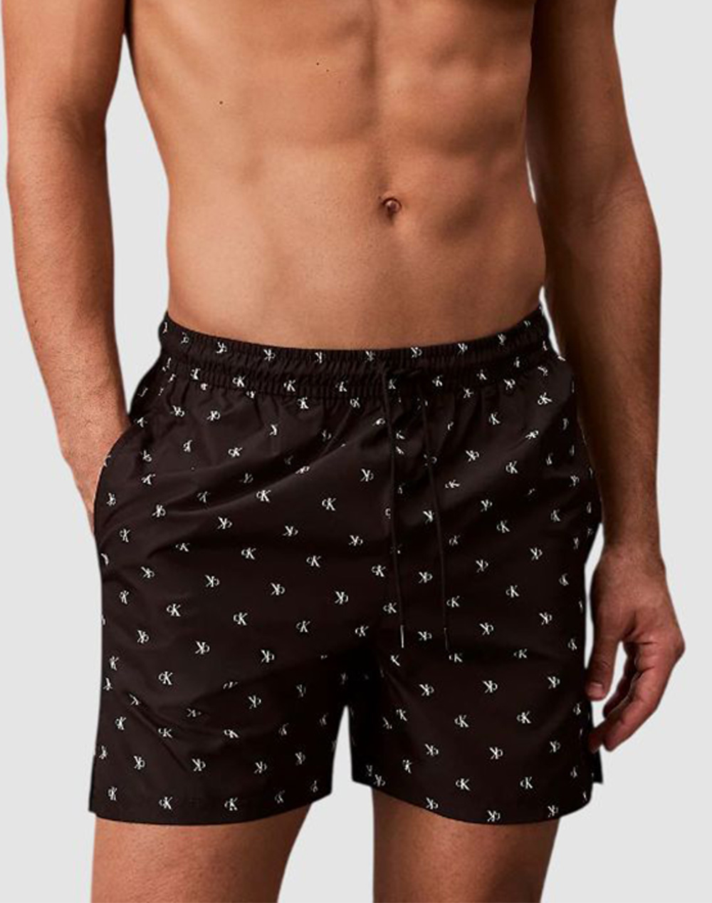 CALVIN KLEIN JEANS MEDIUM DRAWSTRING COVERED WAISTB LV00N61027-PCS Black