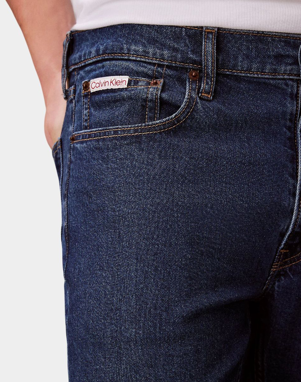 Calvin Klein Jeans Classic Taper Pacifico Jean Lv04Rf948G-E5D32 Jeanblue ανδρικά ρούχα παντελόνια Politikos Shop Πολιτικός