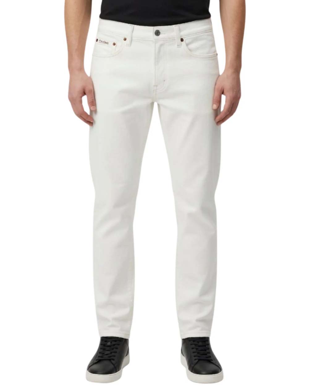 CALVIN KLEIN JEANS CLASSIC TAPER CHALK WHITE JEAN LV04RF956G-ASN32 OffWhite