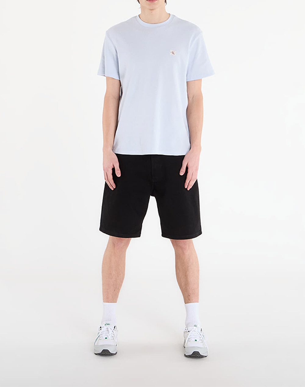 CALVIN KLEIN JEANS 90S SHORT CK CLASSIC BLACK LV04RF794G-JW4 DenimBlack φωτογραφία