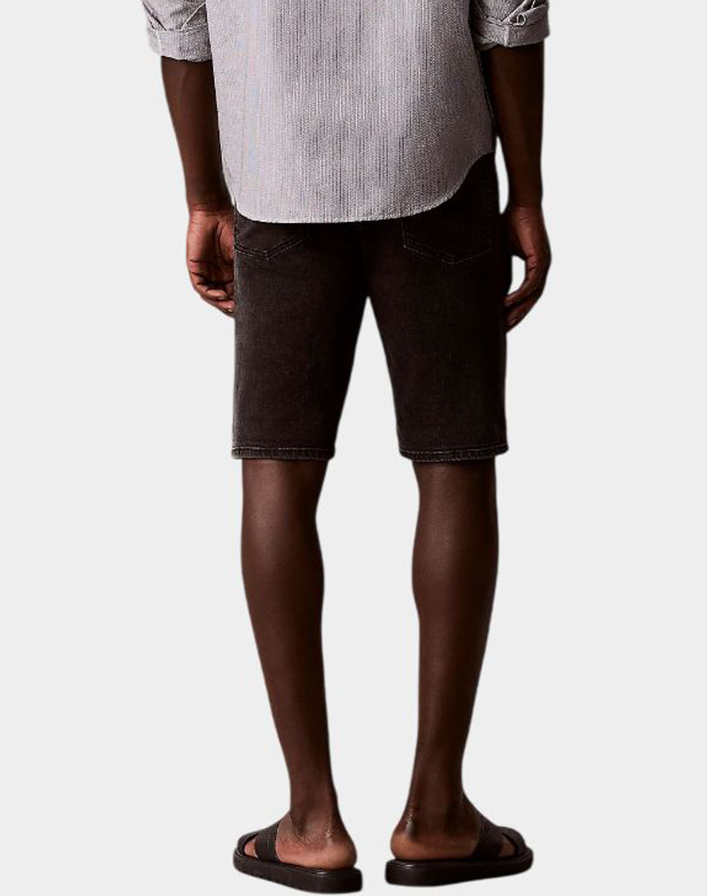 CALVIN KLEIN JEANS SLIM CK ESSENTIAL BLACK SHORT LV04RF921G-846 DenimBlack φωτογραφία