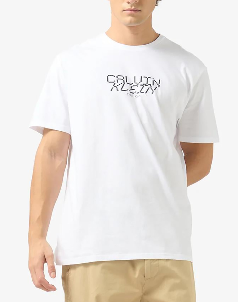 CALVIN KLEIN JEANS SS 30s WHSL SP CALVIN FUTURA GRA LV14RE818G-YAA White