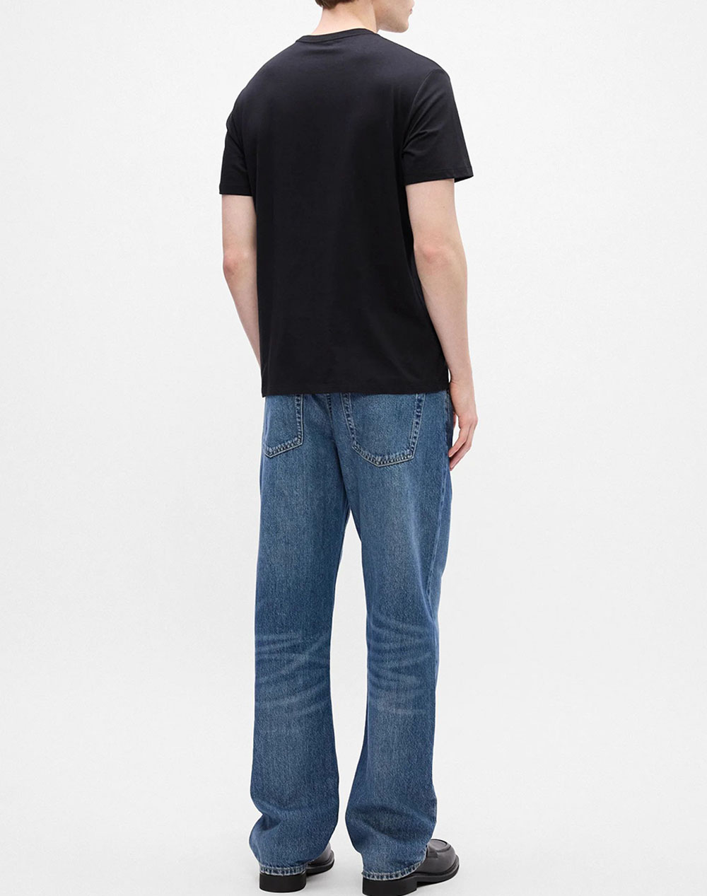 CALVIN KLEIN JEANS SS 30s WHSL CK WORD CIRCLE GRAPH LV14RE816G-UB1 Black φωτογραφία