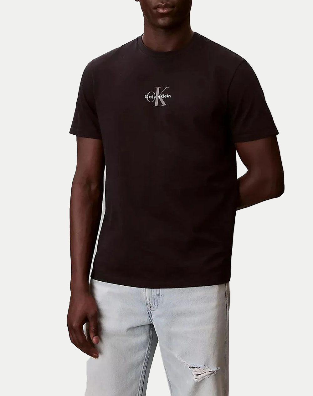 CALVIN KLEIN JEANS SS 30S MICRO MONOLOGO GRAPHIC TE LV04RB866G-UB1 Black