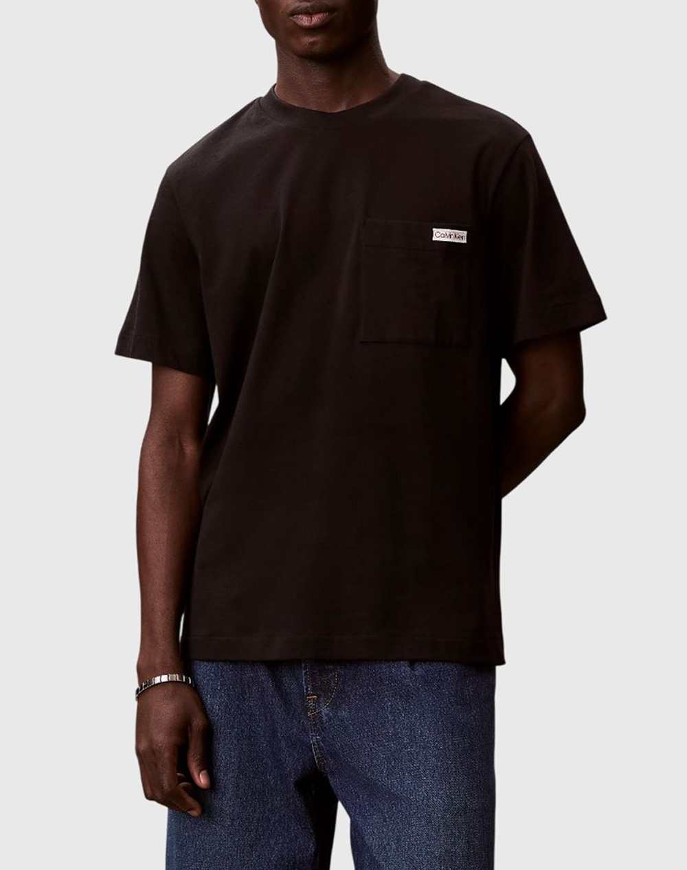 CALVIN KLEIN JEANS SS 20S JERSEY EASY COIN POCKET T LV04RF280G-UB1 Black