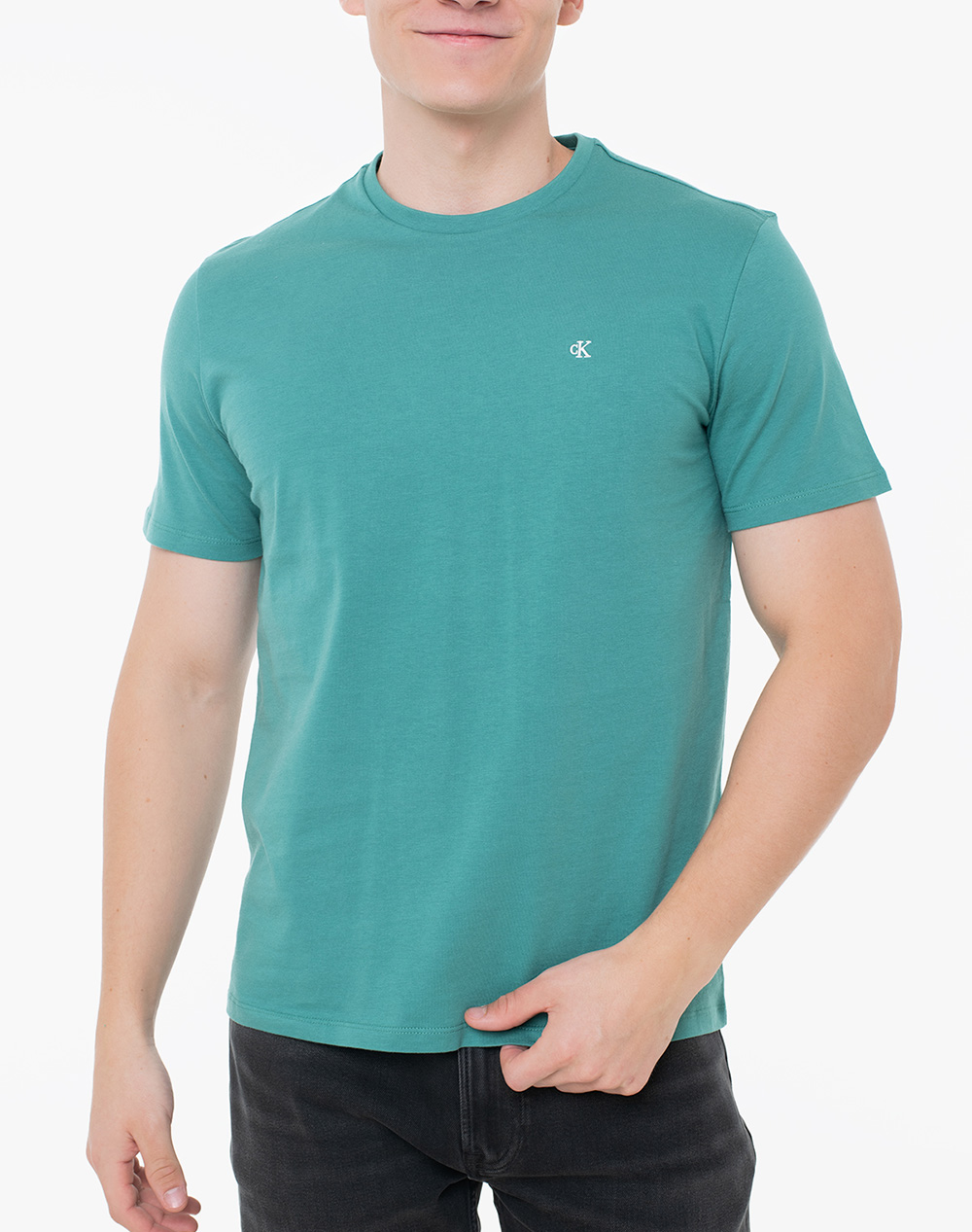 CALVIN KLEIN SS CLASSIC MONOGRAM TEE LV04RD254G-VFL Green