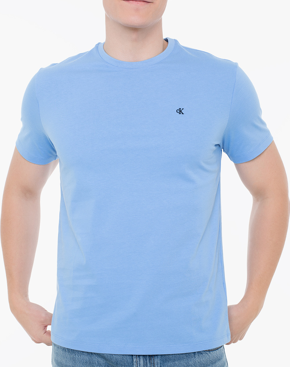 CALVIN KLEIN SS CLASSIC MONOGRAM TEE LV04RD254G-C32 LightBlue