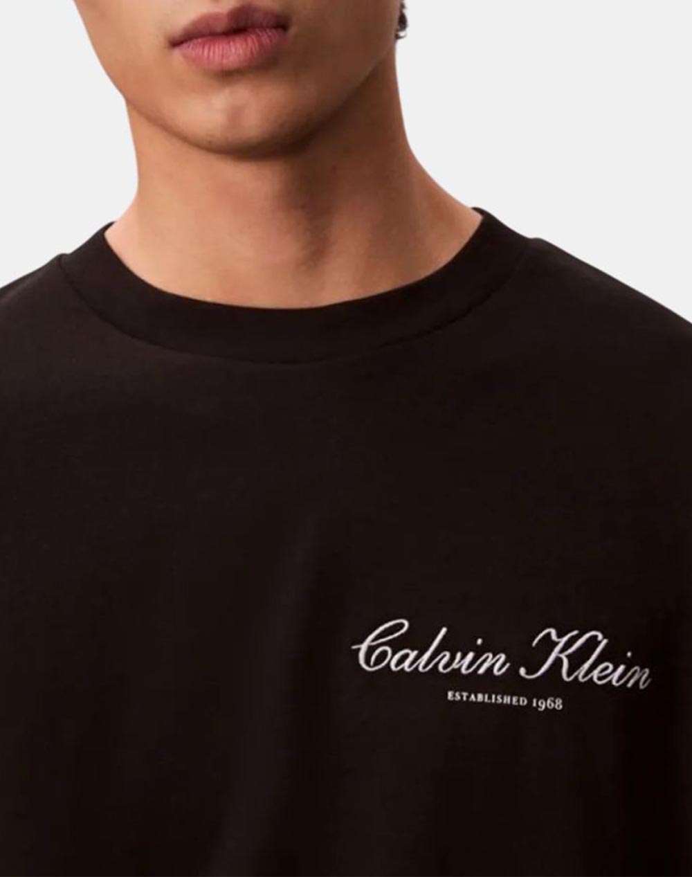Calvin Klein Jeans 20S March Graphic Seasonal Fashi Lv04Rf822G-Ub1 Black ανδρικά ρούχα μπλούζες T-Shirt Politikos Shop Πολιτικός