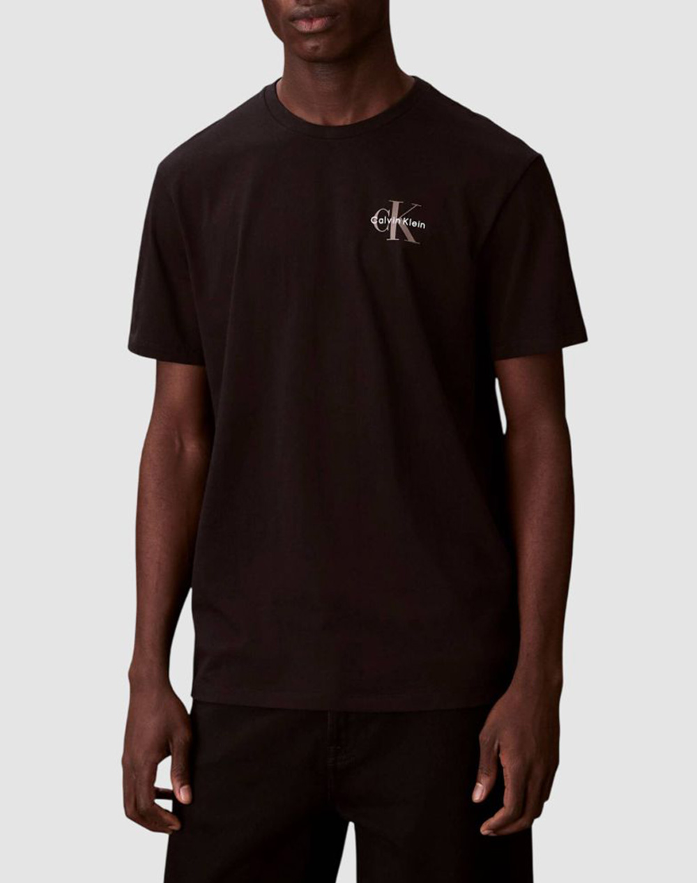 CALVIN KLEIN JEANS SS 30S JERSEY CLASSIC MICRO MONO LV04RF278G-UB1 Black