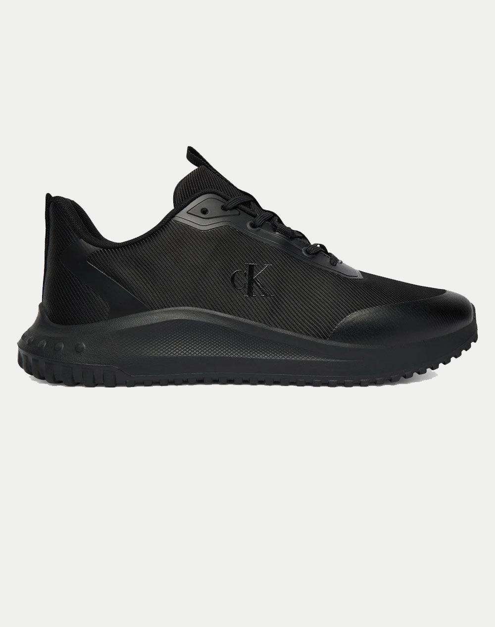 CALVIN KLEIN JEANS EVA RUNNER LACE UP MAT MIX YM0YM01442-0GJ TotalBlack