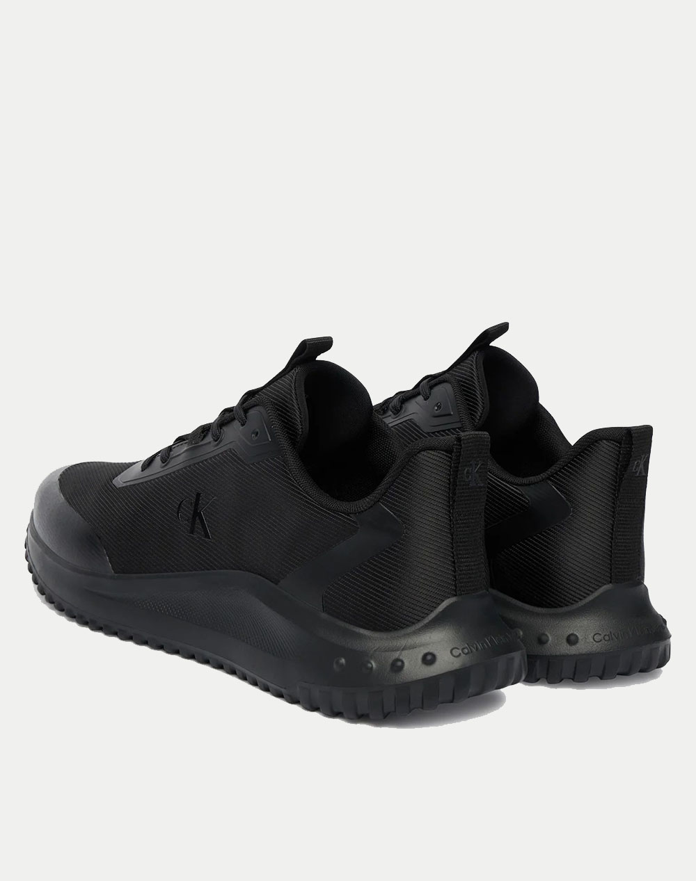Calvin Klein Jeans Eva Runner Lace Up Mat Mix Ym0Ym01442-0Gj Totalblack ανδρικά αθλητικά παπούτσια Politikos Shop Πολιτικός