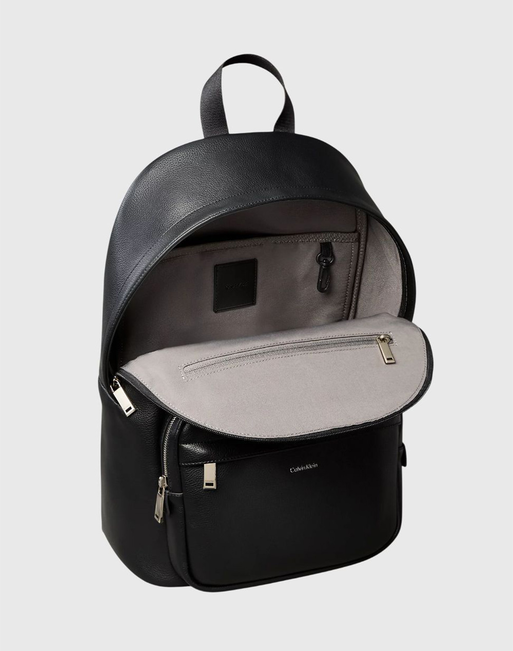 Calvin Klein Jeans Raised Round Backpack Lv04D3155G-Ub1 Black ανδρικά αξεσουάρ τσάντες Politikos Shop Πολιτικός