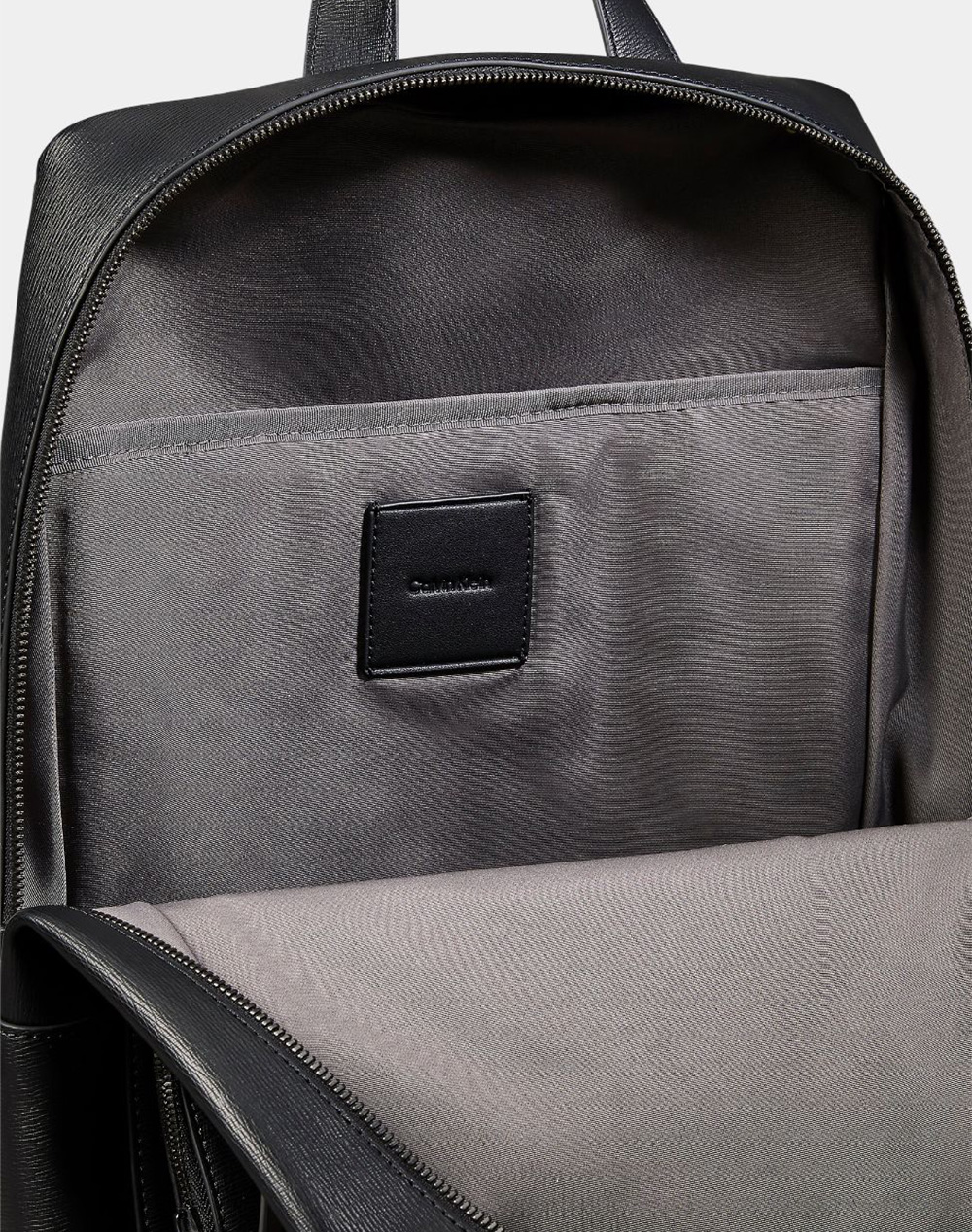 Calvin Klein Emblem Hw Slim Pocket Backpack Lv04D3289G-Ub1 Black ανδρικά αξεσουάρ τσάντες Politikos Shop Πολιτικός