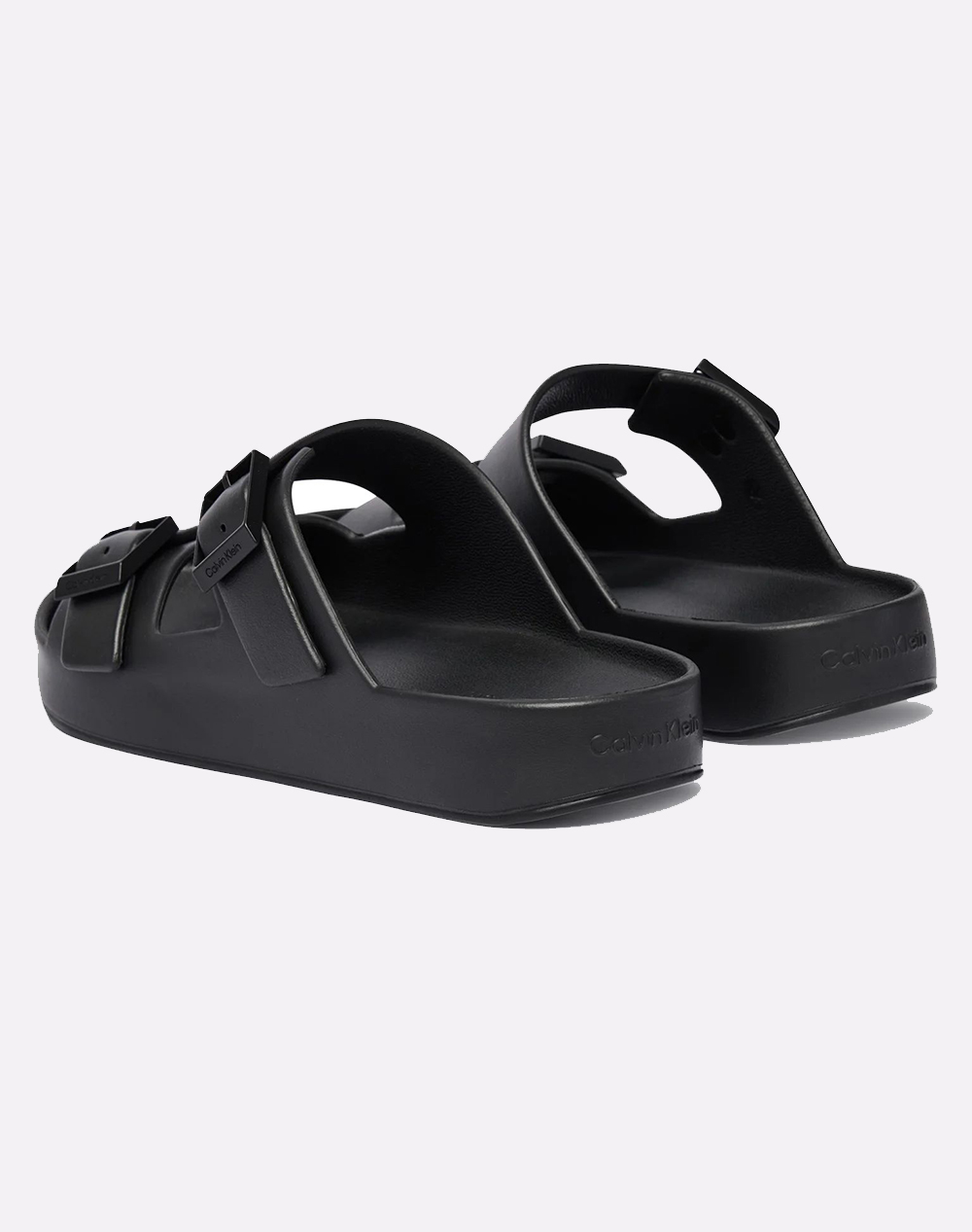 Calvin Klein Jeans Ergon Eva Double Bar Sandal Hm0Hm02116-0Gj Black ανδρικά παπούτσια Πεδιλα Politikos Shop Πολιτικός