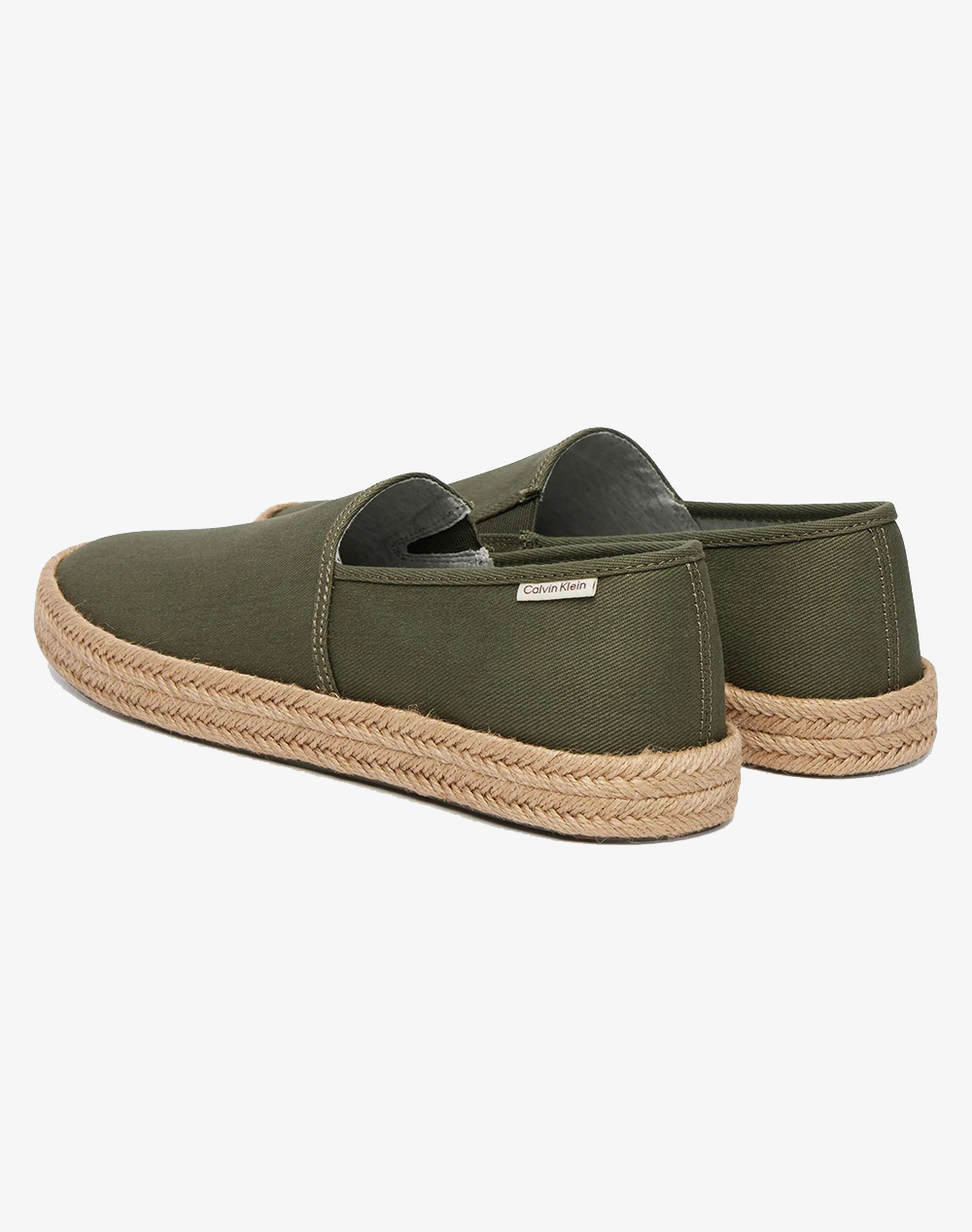 Calvin Klein Jeans Ess Espadrille Cv Hm0Hm02076-Ldi Khaki ανδρικά παπούτσια Εσπαντριγιες Politikos Shop Πολιτικός