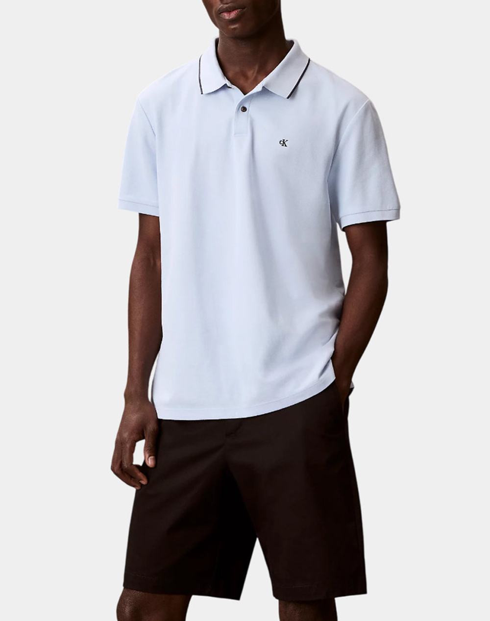 CALVIN KLEIN SS RFND PQ TPPD CLSS LV04LC239G-C1O LightBlue